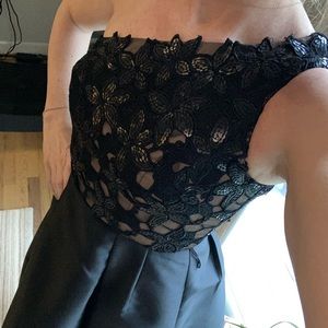 Theia one shoulder cocktail dress